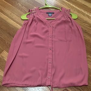 Suzy Shier dusty pink formal top